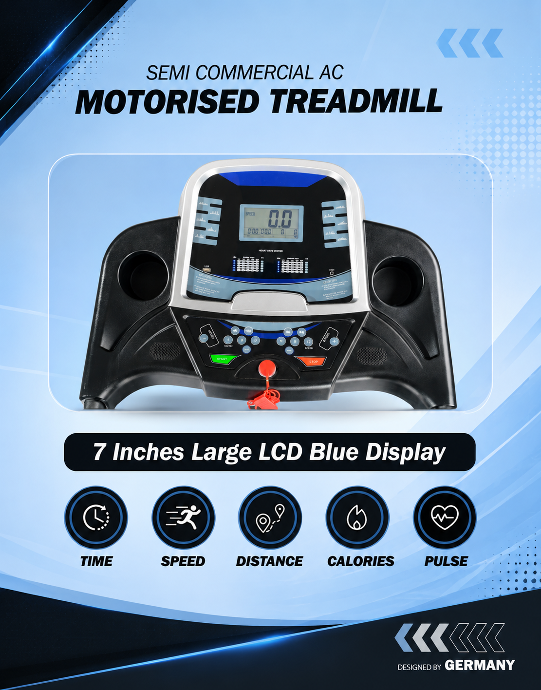 PF 900 - AC MOTOR - AUTO INCLINE Treadmill - Triple Cushioning - Image 2