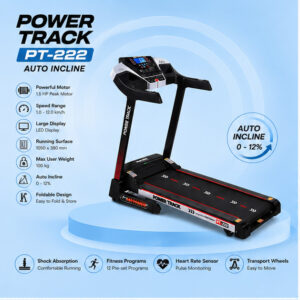 PT 222 Treadmill - AUTO INCLINE