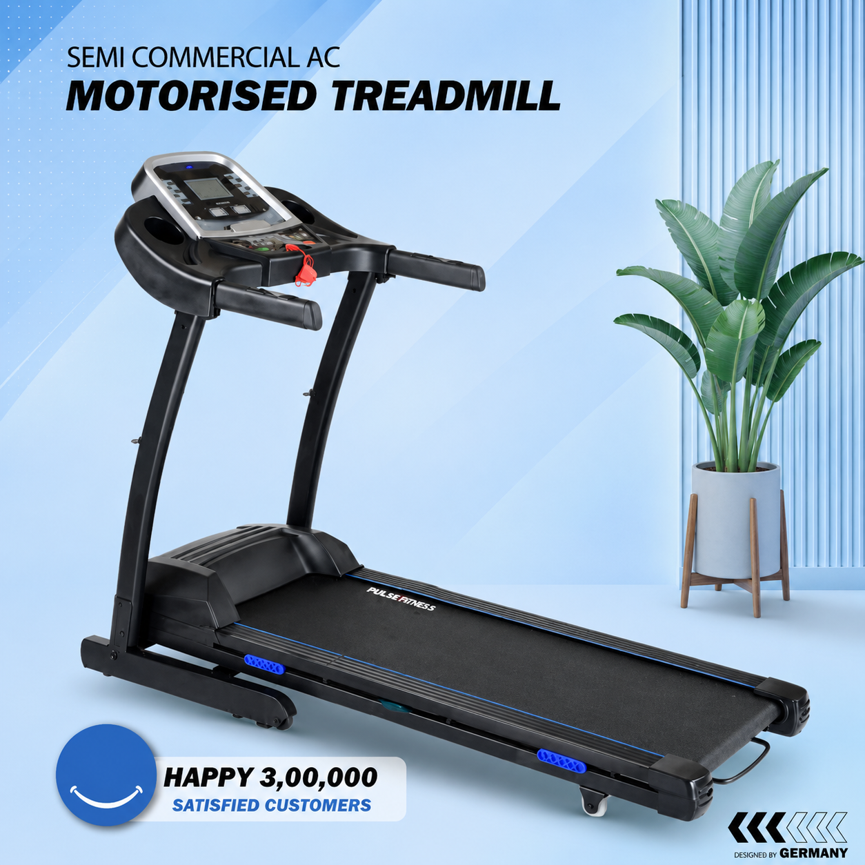 PF 900 - AC MOTOR - AUTO INCLINE Treadmill - Triple Cushioning