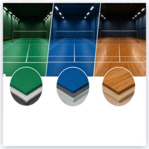 Synthetic Indoor Badminton Court