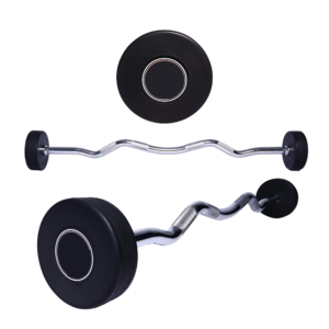 CURL BAR WITH FIXED WEIGHT