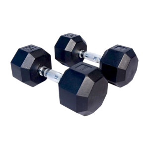OCTAGON RUBBER DUMBBELLS