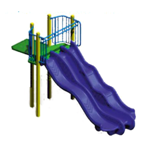 Triple Wave Slide – 9ft