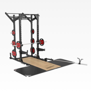HALF POWER RACK + DEADLIFT PLATFORM